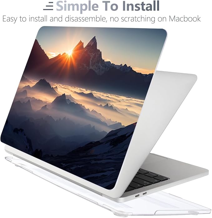 Batianda Design Case for M1 MacBook Air 13 Inch Model A2337 A2179 A1932 2021 - Image 4
