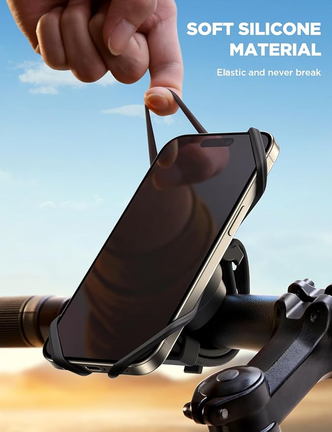 JOYROOM Bike Phone Holder, 2024 Upgrade Phone Mount - Image 3