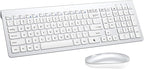 Wireless Keyboard and Mouse Combo, Ultra Slim Design Full Size Keyboard and 3 by QUASIO