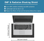 Laptop Pad Protection, Heat Shielding Laptop Pad EMI Blocker Lap Desk, - Image 6
