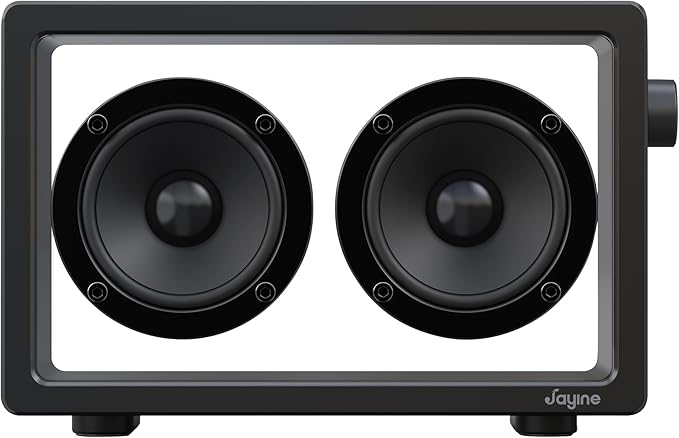Cassette Portable Bluetooth Speaker, 20W Minimalist Speakers Bluetooth Wireless by JAYINE