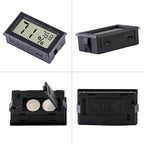 12 Pack Pgzsy Mini Small Digital Electronic Temperature Humidity Meters Gauge - Image 6