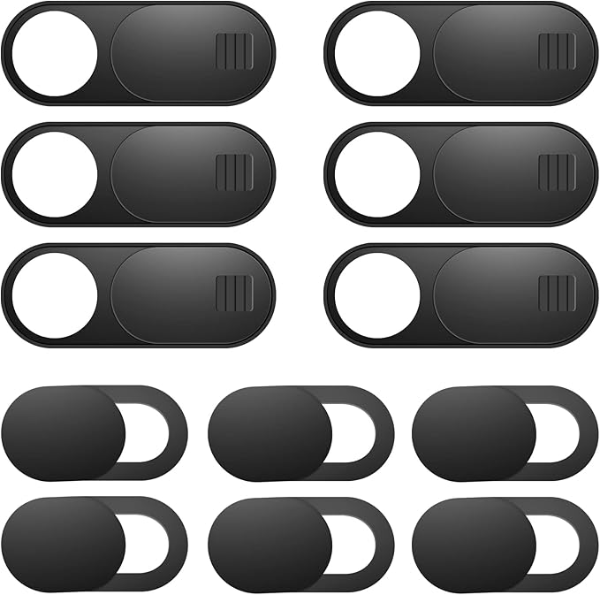 Laptop Camera Cover Slide, 12 Pack Webcam Cover, Phone Camera Cover, Ultra-Thin by ZUCUCUC