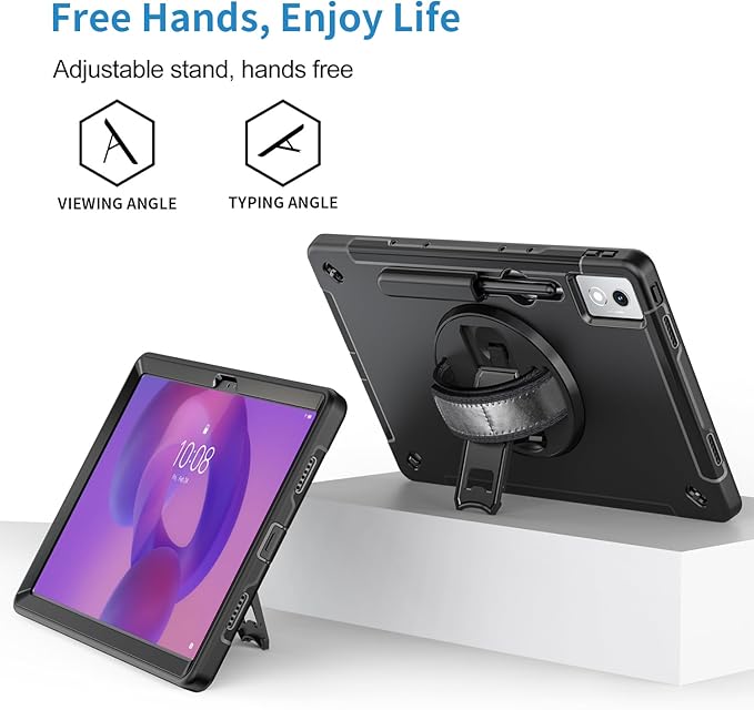 ZenRich Rugged Case for Lenovo Idea Tab Pro 12.7inch, Heavy Duty Shockproof - Image 3