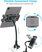 woleyi Gooseneck Tablet Holder for Spin Bike, Peloton Tablet Mount Exercise - Image 4