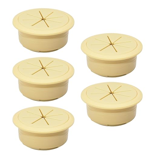 5 Pcs Desk Grommet 2" / 50 mm, Desk Hole Cover by EASYEAH