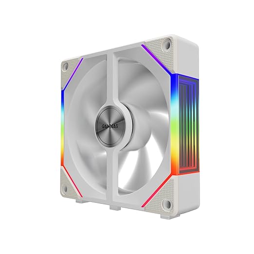 GAMDIAS AEOLUS P2-1203 120mm ARGB PWM Fan, Include Reverse Fan Blade x3 & - Image 14