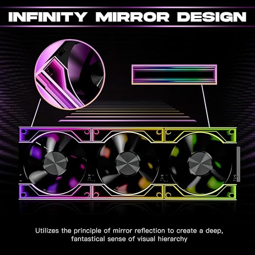 Jungle Leopard Interstellar V3 120mm PC Case Fan Infinity Mirror Module - Image 4