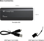 Timetec 2TB Portable External SSD USB3.2 Gen2 Type C Up to 550MB/s Ultra-Light - Image 6