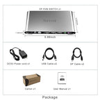 2 Port DP USB 3.0 Automatic KVM Switch Two Computers 1 DisplayPort Monitor - Image 5