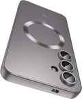 Magnetic for Samsung Galaxy S24 Case Slim Soft Silicone Bumper Shockproof by LEKEVO