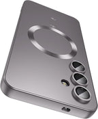Magnetic for Samsung Galaxy S24 Case Slim Soft Silicone Bumper Shockproof by LEKEVO