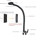 Gooseneck Phone Holder for Mic Stand/Music Stand/Stroller/Treadmill/Spin - Image 3