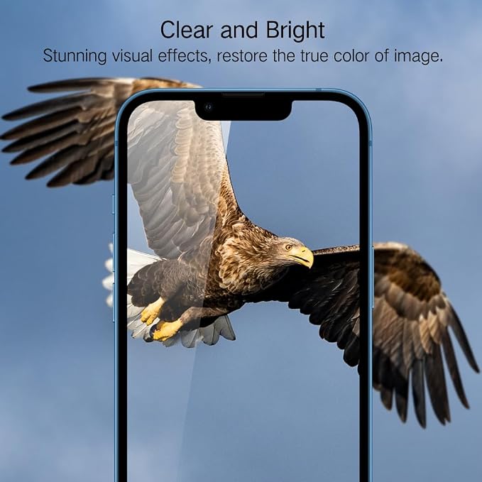 PERFECTSIGHT 2 Pack Anti Blue Light Screen Protector Compatible - Image 4