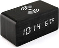 OCT17 Alarm Clock with Qi Wireless Charging Pad Compatible with iPhone Samsung by OCT17