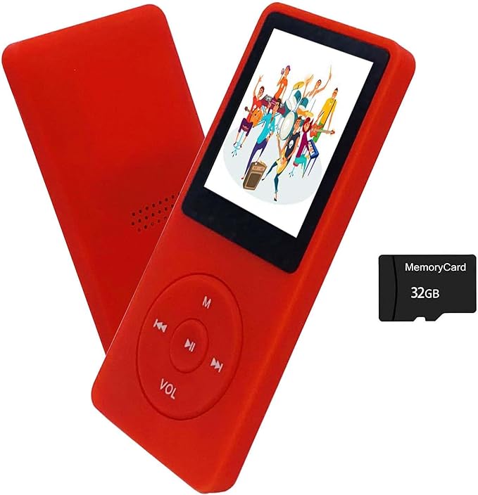 MP3 Player 32GB with Speaker Earphones Portable Music Player by arungo