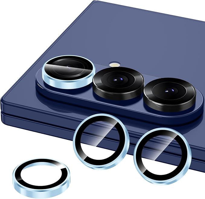 for Samsung Galaxy Z Fold 7 Camera Lens Protector, Individual Metal Ring - Image 2