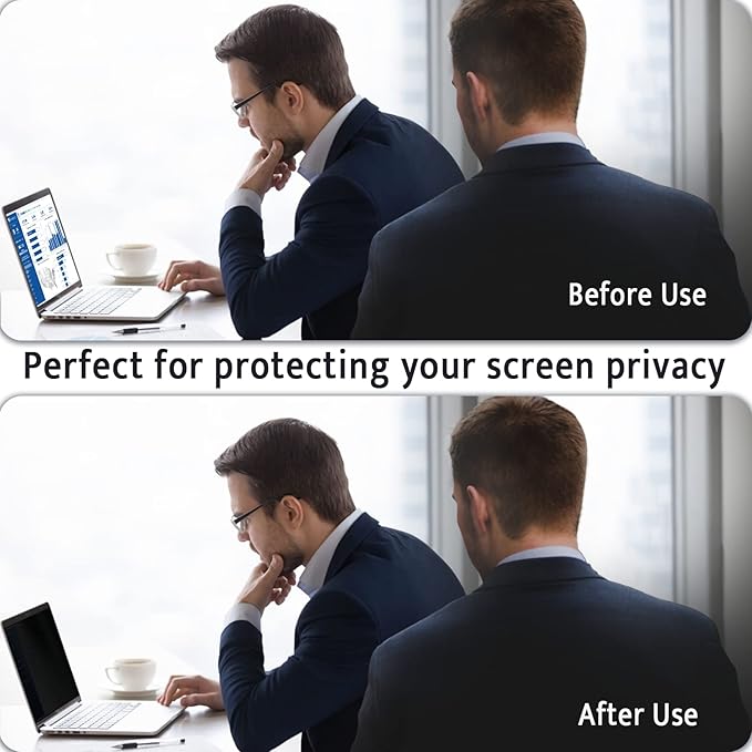 Magnetic Privacy Screen for MacBook Pro 15 Inch, Removable Anti Blue Light - Image 4