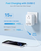 220V to 110V Travel Voltage Converter US to Europe, VINTAR 2000W Foldable - Image 7