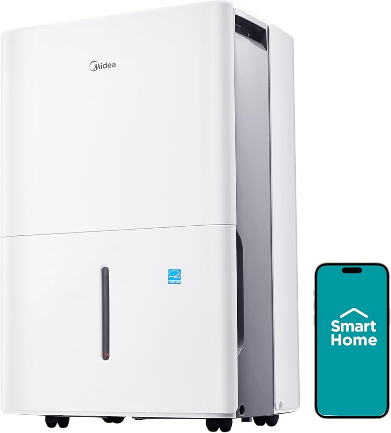 Midea 1, 500 Sq. Ft. Energy Star Certified Dehumidifier by Makeyourselfathome