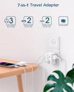 2 Pack Israel Power Adapter, One Beat Israel Travel Plug Adapter - Image 7