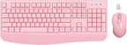 Wireless Keyboard and Mouse Combo, EDJO 2.4G Full-Sized Ergonomic Computer by EDJO