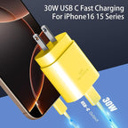Phone 15 Charger 10FT USB C to C Fast Charging Cord, 30w USB C Phone 15 Pro Max - Image 2