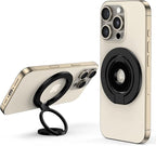 3-Fold Magnetic Phone Ring Holder, Double-Sided MagSafe Phone Grip & Stand by Uenlio