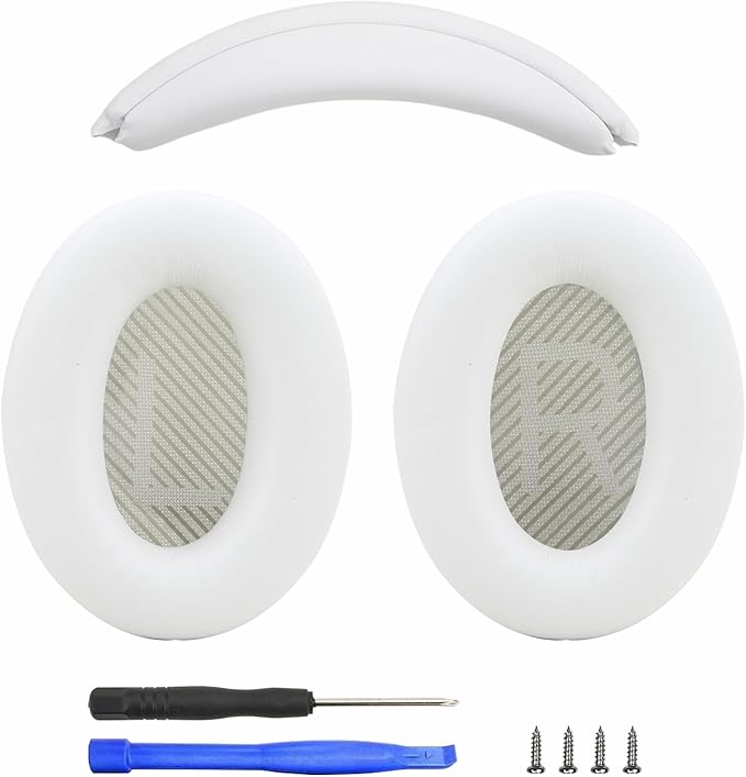 Ear Cushion and Headband for Bose QC45 QC35, Replacement Headstrap Pad Repair by Unknown