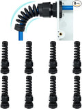 8 Pcs Waterproof Cable Gland, PG9 Thread, Made of PA66 Material, waterproof by Aandxmok