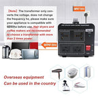 Yinleader 1500W 110V to 220V or 220V/230V/240V to 110V/120V Power Converter - Image 6