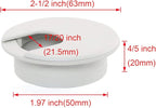 2pcs 2 Inch Desk Wire Cord Cable Grommets Hole Cover - Image 2