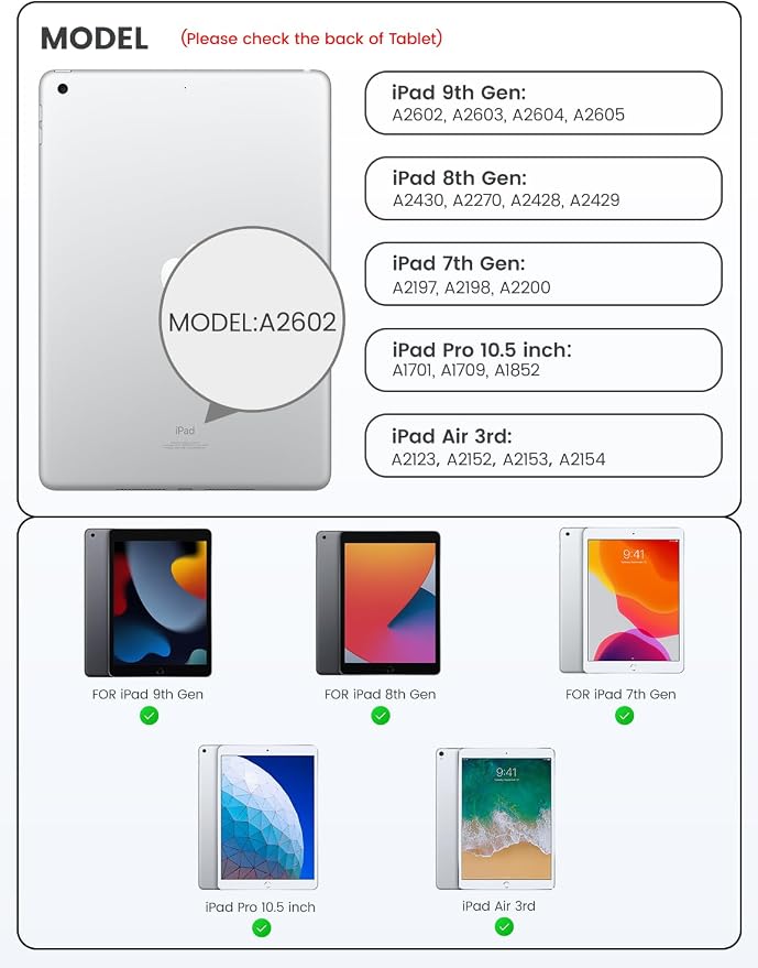 OYEEICE for iPad 9th Generation Case - Image 2