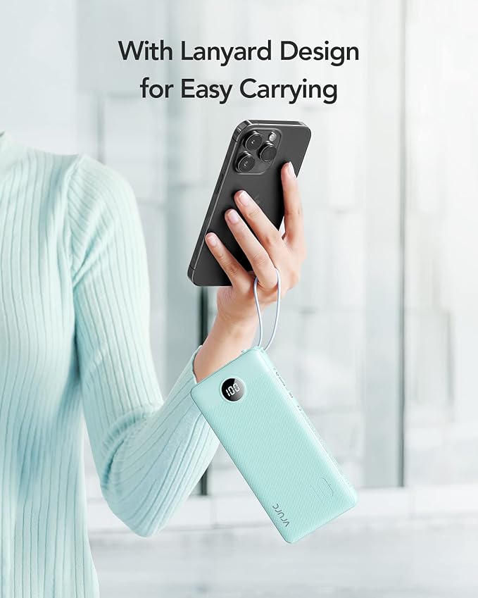 VRURC Portable Charger Power Bank, 10000mAh Travel Essentials Battery Pack - Image 7