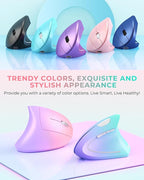 Lekvey Ergonomic Mouse, Vertical Wireless Mouse, Rechargeable 2.4G Optical - Image 2