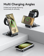 Wireless Charger for Samsung 3 In 1 Wireless Charging Station Foldable Wireless - Image 7