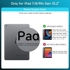 Transparent Case with Keyboard for iPad 9th 10.2 Inch, with 7-Color Backlit - Image 2