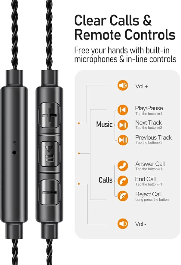Vibes 201MC Wired Earbuds in Ear Headphones - Image 6
