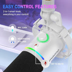 MAONO XLR/USB Dynamic Microphone, RGB Gaming Mic - Image 4