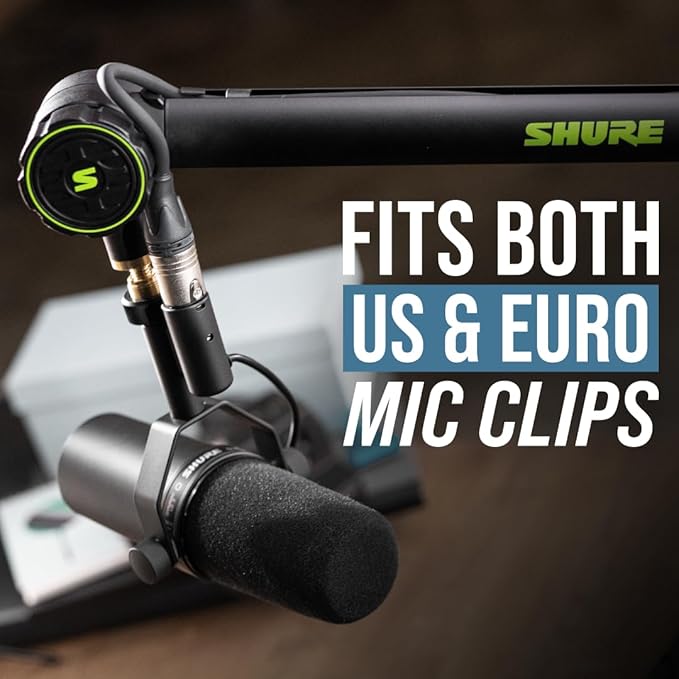 Shure by Gator Deluxe Articulating Desktop Podcasting Mic Boom Arm - Image 9