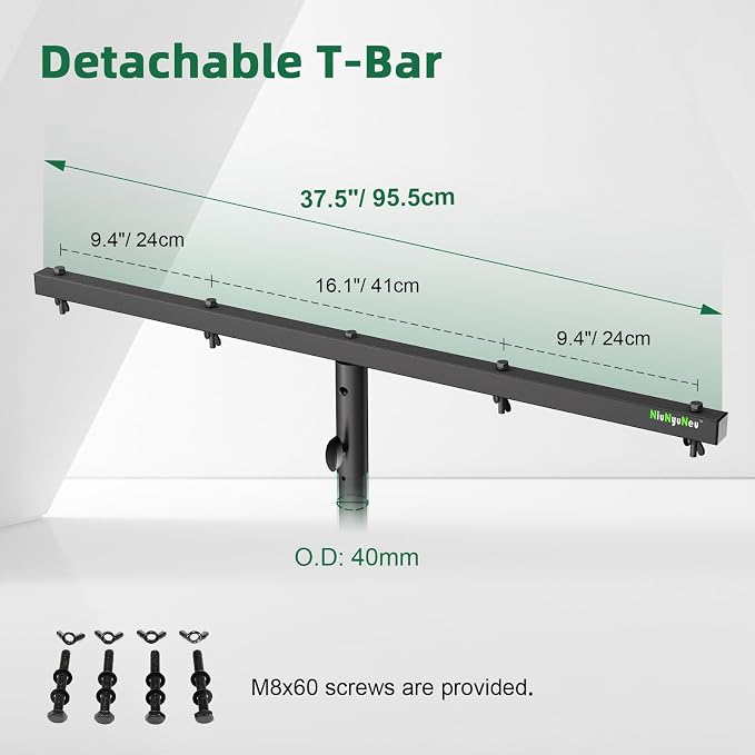 Dj Light Stand Metal T-Bar Stage Stand - Image 4