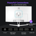 Z Z-EDGE 27 inch Curved Gaming Monitor, FHD 1080P 300Hz 240Hz Computer Monitor - Image 6