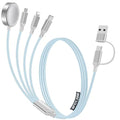 4-in-2 Charging Cable for Apple Watch Charger/Samsung/iPhone Charger, by HitfineLLC