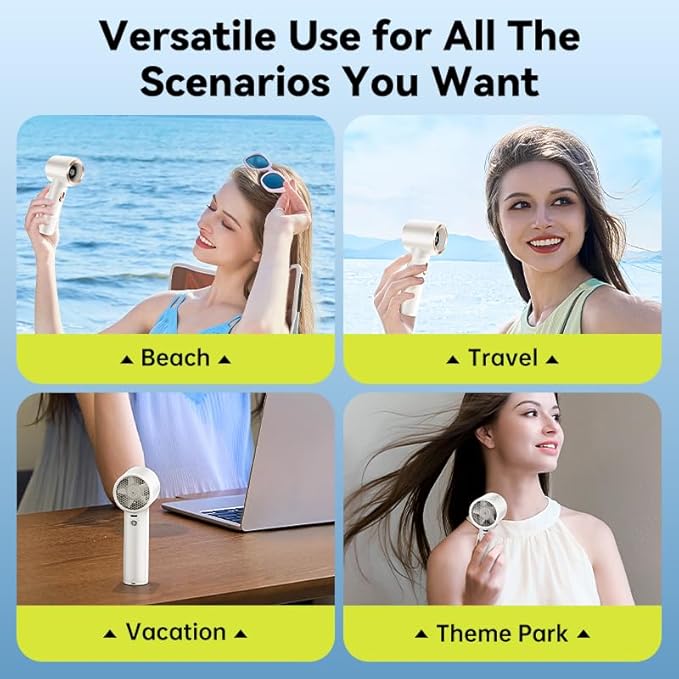 Portable Fan For Travel Mini: Small Pocket Handheld Personal Rechargeable - Image 7
