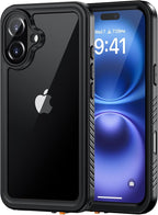Lanhiem for iPhone 16 Case, IP68 Waterproof Dustproof Shockproof Cases by LanhiemHome