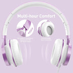 AILIHEN MS300 Purple Girl Headphones Wired - Image 6