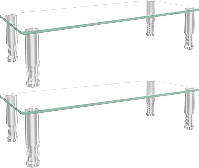 2 Pack Computer Monitor Riser by HEMUDU