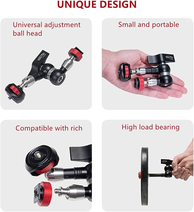 IFOOTAGE Magic Arm Clamp Adjustable Friction Power Articulating Magic Arm - Image 3