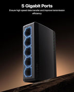 Tenda SG105, 5 Port Gigabit Switch, Unmanaged Ethernet Switch, Office Ethernet - Image 4