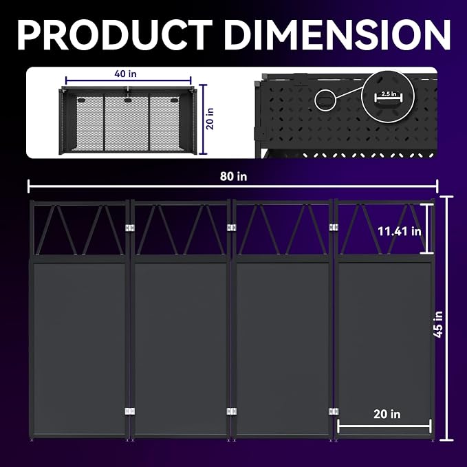 Portable DJ Booth Table, Foldable DJ Table Stand Portable - Image 4
